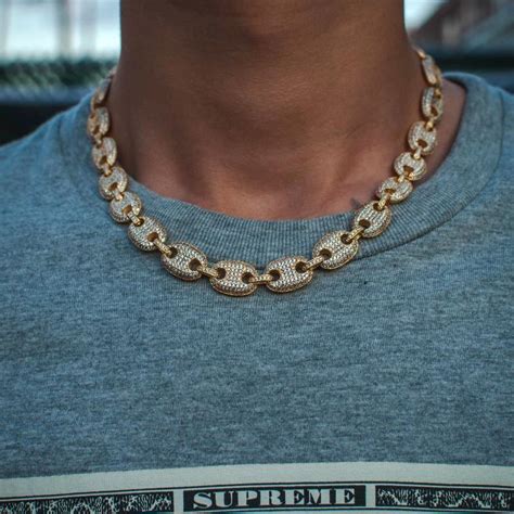 gucci link diamond chain|gucci mariner link chain.